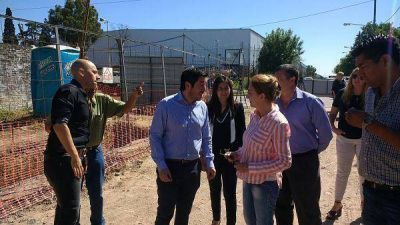 Nardini present� obra hidr�ulica del barrio Los �ngeles de Tortuguitas