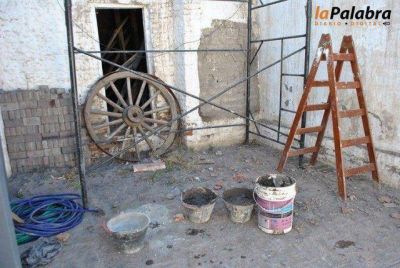 Comenzaron los trabajos de puesta en valor de la Casa de la Cultura y el Rancho Rial