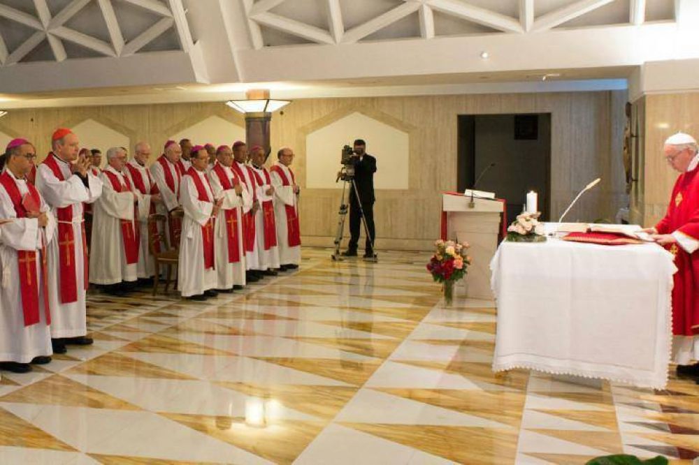 El Papa en Sta. Marta: �La corrupci�n es una forma de blasfemia�