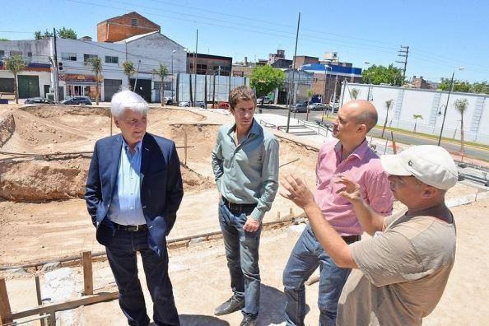 Avanza la obra del parque m�s importante de San Fernando