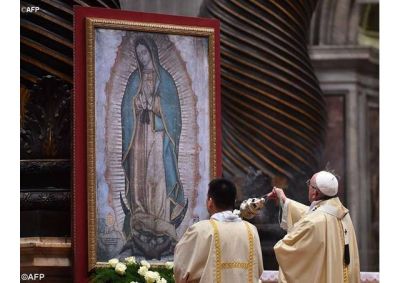 Santa Misa en honor de Nuestra Se�ora de Guadalupe presidida por el Papa Francisco