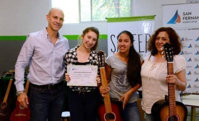 Sanfer Recicla: El Municipio premi� con instrumentos musicales a las escuelas participantes