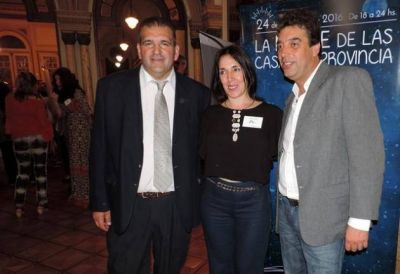 El ministro Daniel Orlando recorri� el Palacio Lagomarsino