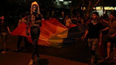 Los sanjuaninos tambi�n marcharon por el orgullo LGBT