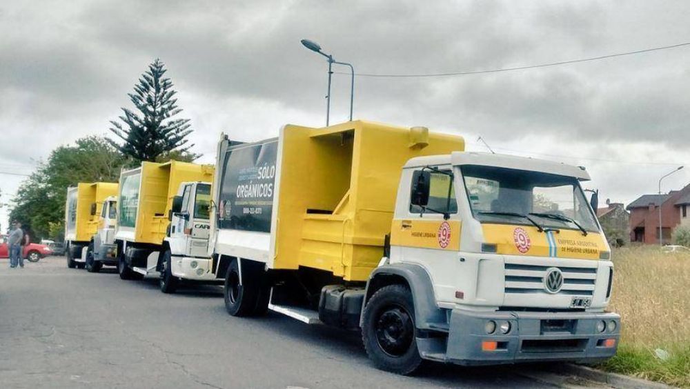 Presentaron los nuevos camiones recolectores de basura