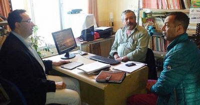 Maderna anunci� pavimento para el barrio Sarmiento