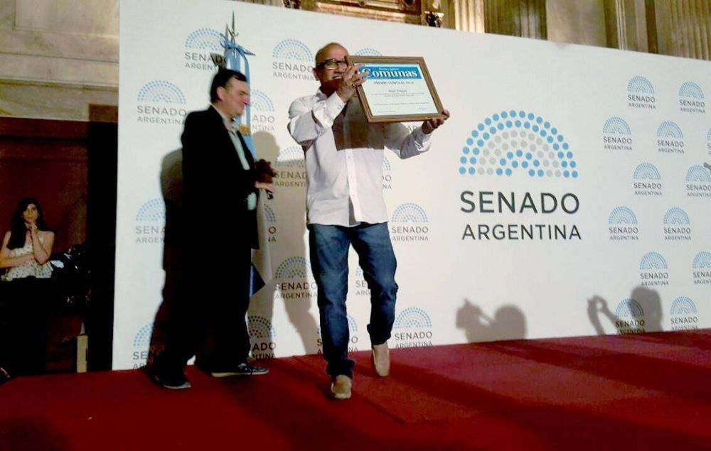 Orgullo Panadero: Abel Frutos fue premiado en los Comuna 2016