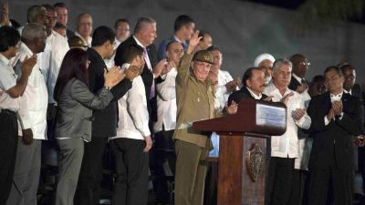 El régimen cubano despidió al dictador Fidel Castro con un acto en la Plaza de la Revolución