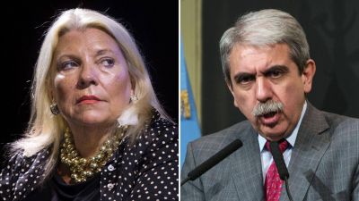 An�bal Fern�ndez falt� a una cita con Elisa Carri� y se agudiza la pelea judicial