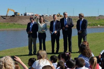 Macri anunci� obras para el Salado y lanz�: 