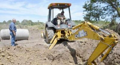 Activan obras de sistemas pluviales en el Laguna Soto