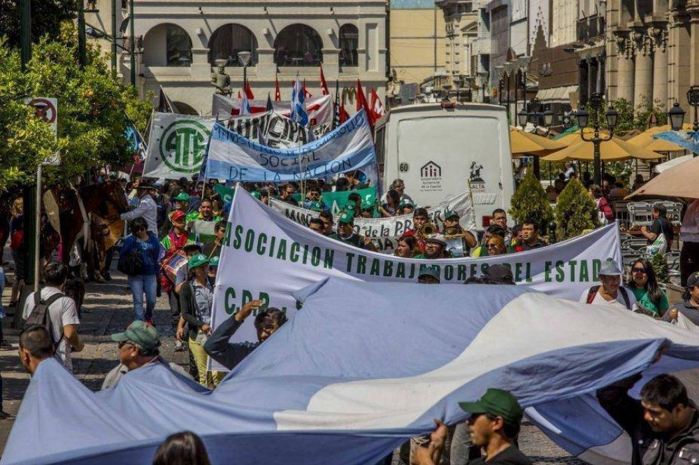 En Salta esperan hoy un alto acatamiento al paro nacional de municipales