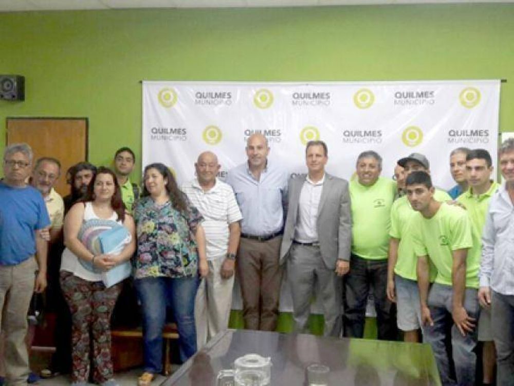 Firmaron el acta de Quilmes Recicla
