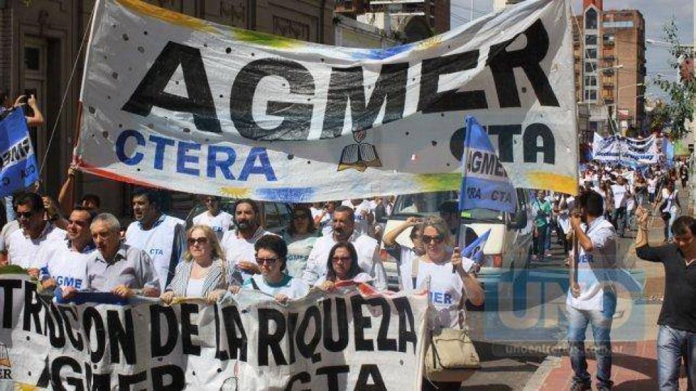 Agmer intimar� al Ejecutivo a corregir el cronograma de pagos en 24 horas