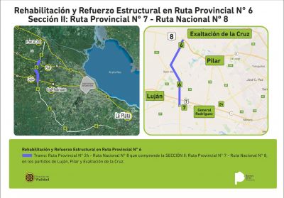 Autov�a 6: licitan obras viales desde ruta 24 hasta ruta 8