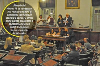 Inicio de campa�a por el camino de la judicializaci�n de la pol�tica