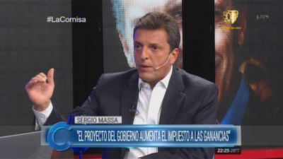 Massa: �El martes va a haber ley de Ganancias�
