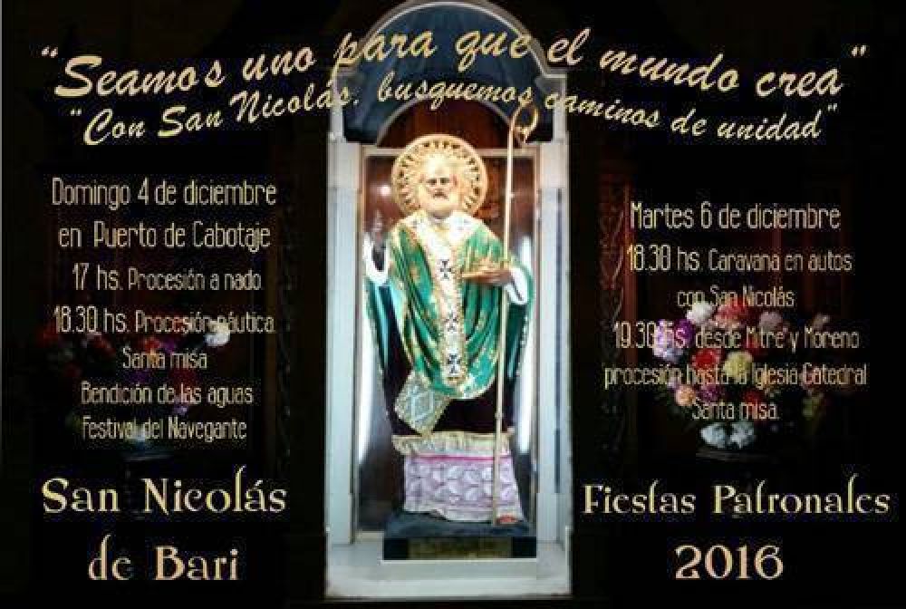 Festividad del Santo Patrono: hoy son las procesiones a nado y n�utica