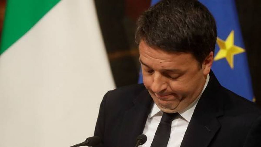 Renzi perdi en Italia el referndum y anunci su renuncia