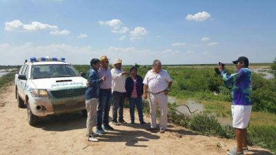 Insfrán monitoreó estado situacional de los ríos Picomayo y Bermejo