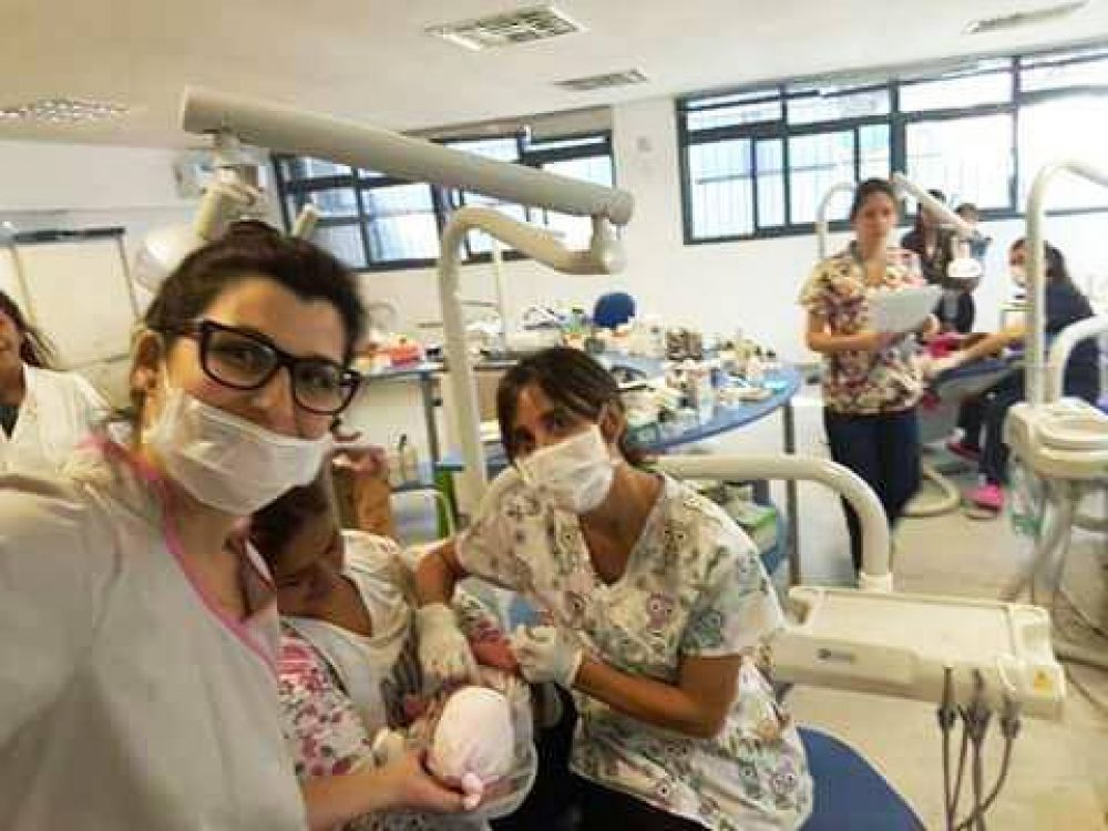 El Centro Odontolgico Glvez de San Fernando atendi con xito a una beb recin nacida