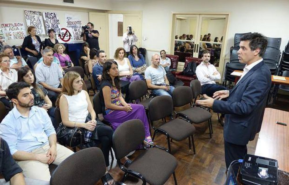 Agua salada: los vecinos y Absa se cruzar�n en una mediaci�n judicial