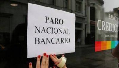 Bancarios anunciaron un paro nacional para el jueves pr�ximo