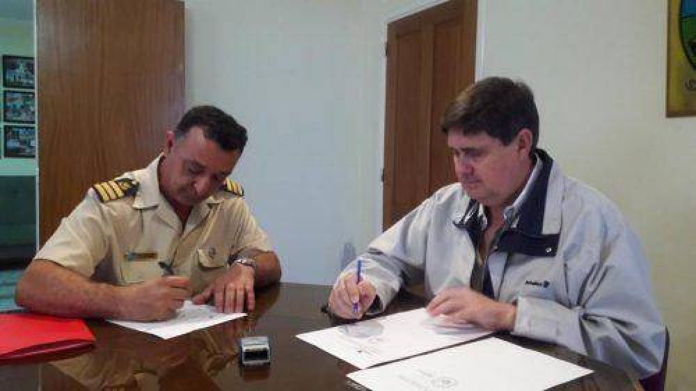 Gargaglione cedi inmueble a Prefectura Naval Argentina