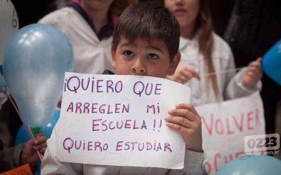 Once escuelas del oeste marplatense que dependen de Provincia, bajo la mira