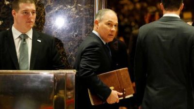 Trump nombr� a un negacionista del cambio clim�tico en Medio Ambiente