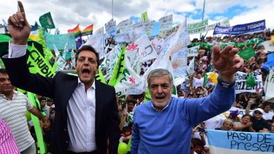 Das Neves se mostr� con Massa y ratific� su apoyo al proyecto opositor de Ganancias