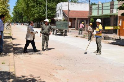 Finaliza la obra del colector cloacal en la calle Emparanza