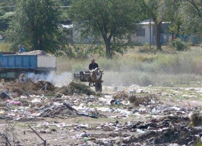 Buscan ordenar los carros para frenar los basurales