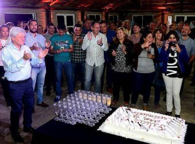 Andreotti celebr� sus cinco a�os de gesti�n al frente de San Fernando