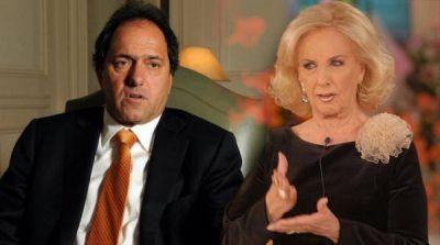 Scioli se cans� y cruz� a Mirtha Legrand