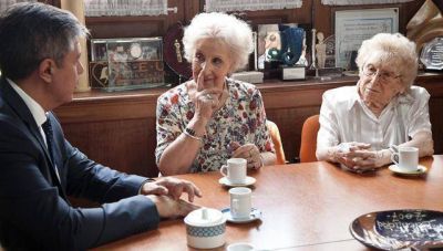 Figueroa se trajo la bendici�n de Carlotto en el d�a apropiado