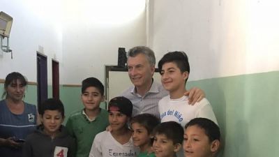 Mauricio Macri no habl del tema Ganancias y se excus por estar 