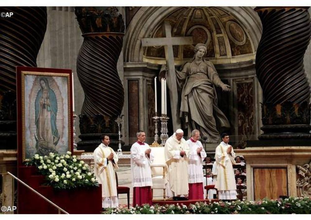 El Papa en la fiesta de la Emperatriz de Am�rica: �Con Mar�a le decimos s� a la vida y no a la indiferencia�