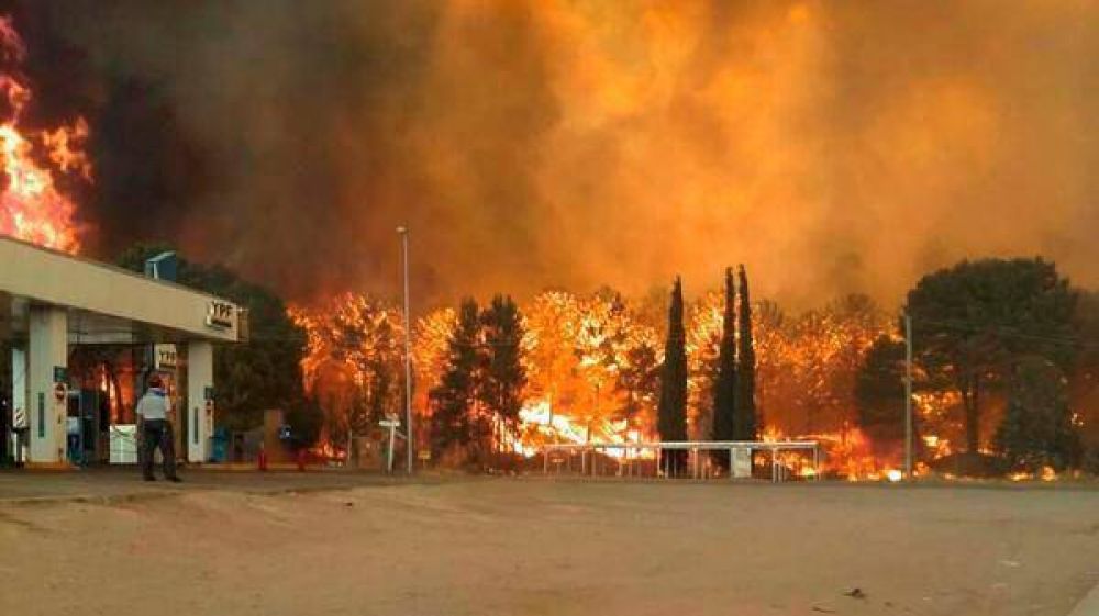 Valeria del Mar: Sofocaron el incendio forestal y mantendrn un control sobre la zona