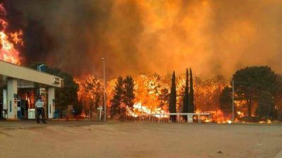 Valeria del Mar: Sofocaron el incendio forestal y mantendr�n un control sobre la zona