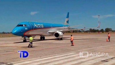 Llegaron a la ciudad 14 vuelos directos del interior del pa�s