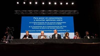 El aumento de luz ser� del 36% para la categor�a con mayor cantidad de usuarios