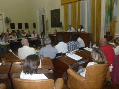 Los concejales del FPV no acompa�aron el aumento de tasas