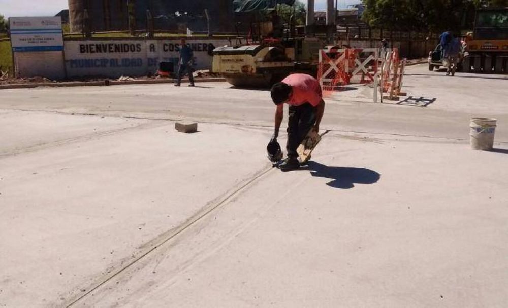 Avanza obra sobre calle Crucero Gral. Belgrano para mejorar acceso a la Costanera