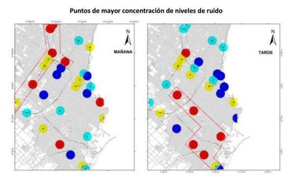 Mapa de ruido: contaminacin sonora en Mar del Plata