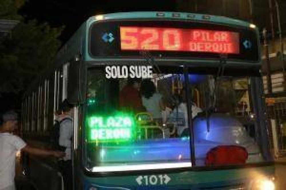 Botones antip�nico en colectivos comunales