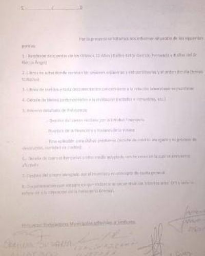 Afiliados piden que las autoridades del gremio rindan cuenta de los �ltimos 12 a�os