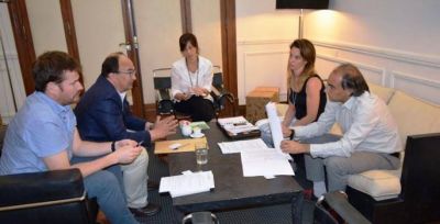 El Intendente y funcionarios se reunieron con el Ministro de Cultura Provincial