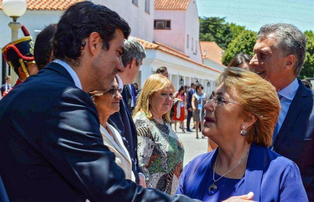 Urtubey se reuni con Macri y Bachelet en Olivos