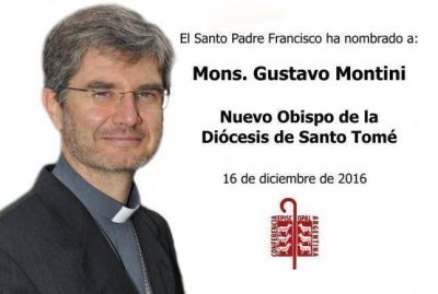Mons. Gustavo Montini, nuevo obispo de Santo Tom�
